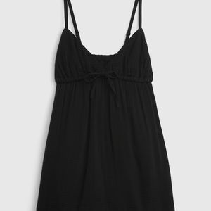 Project Gap Gauze Tie Front mini dress